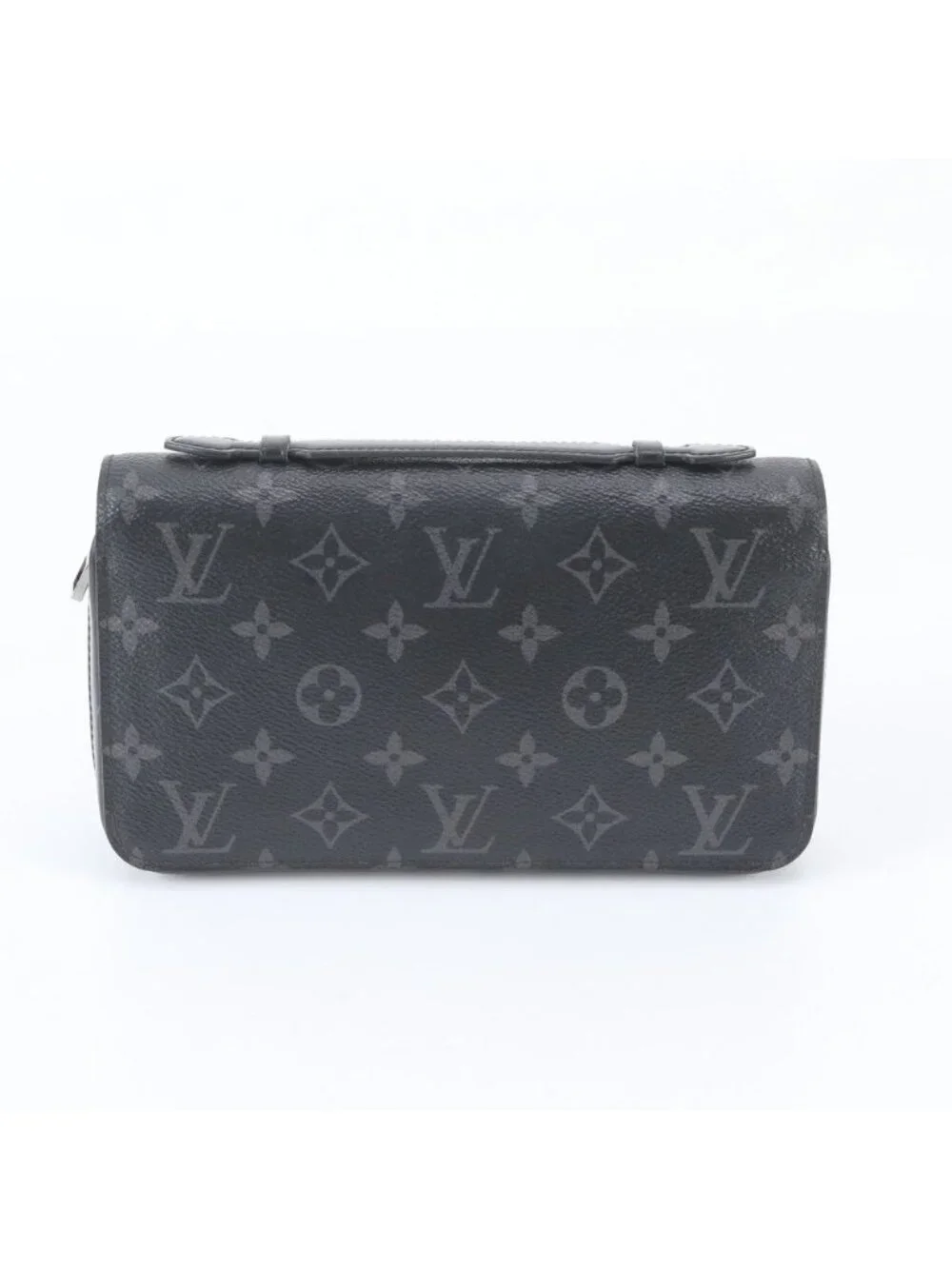 Louis Vuitton Monogram Eclipse Zippy Leather Wallet